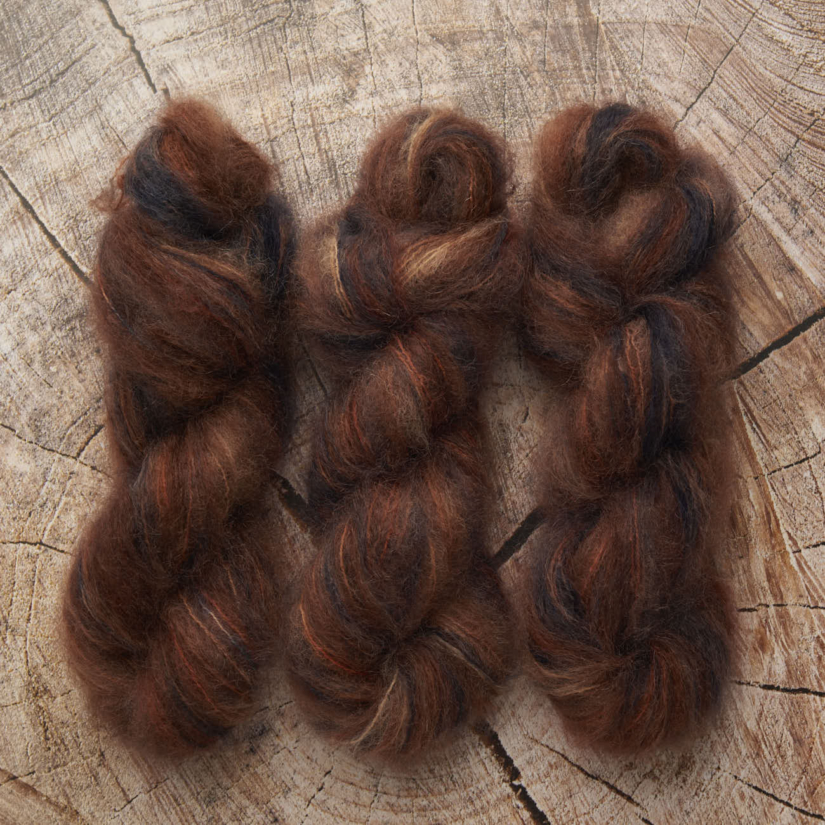 colinette yarns mohair dark Jacob