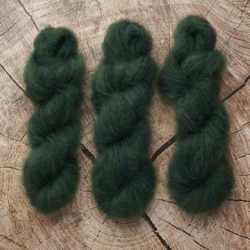 colinette yarns mohair velvet olive