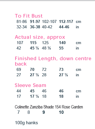 Themla Zanziba sweater PDF digital pattern download