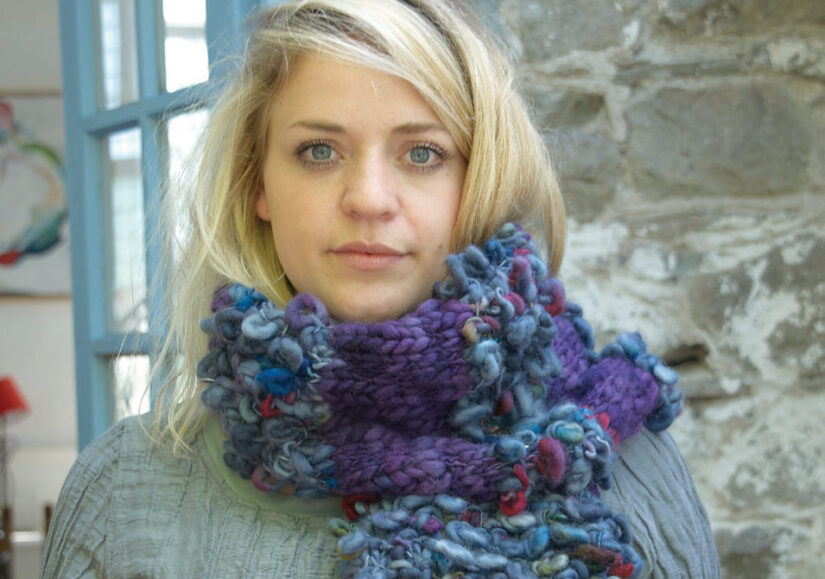 Fur stitch scarf digital pattern