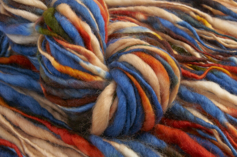 Colinette Yarns Super Bulky super chunky point five 100% wool, building dams