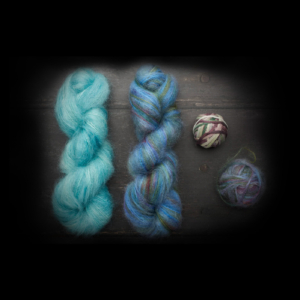 tidal traces – hand dyed throw kit