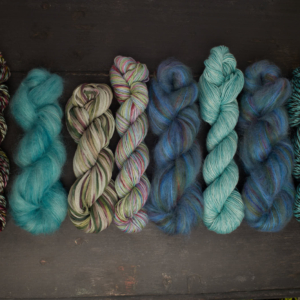 tidal traces – hand dyed throw kit