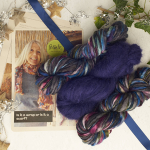 Wrap or scarf kit. shade ‘flaming figgy pudding’